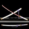 KingWey Katana de la série One Piece,Lame en Bambou Faite à la Main,Longueur Totale 103 cm,épée de samouraï en Bois,Accessoir