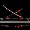 KingWey Katana de la série One Piece,Lame en Bambou Faite à la Main,Longueur Totale 103 cm,épée de samouraï en Bois,Accessoir