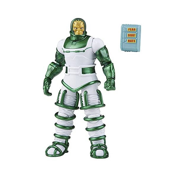 Hasbro Marvel Legends Series Retro, figurine de collection Fantastic Four Psycho-Man de 15 cm avec accessoires et pièce Build