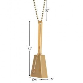 Amscan Collier Clacker, accessoire de fête, doré