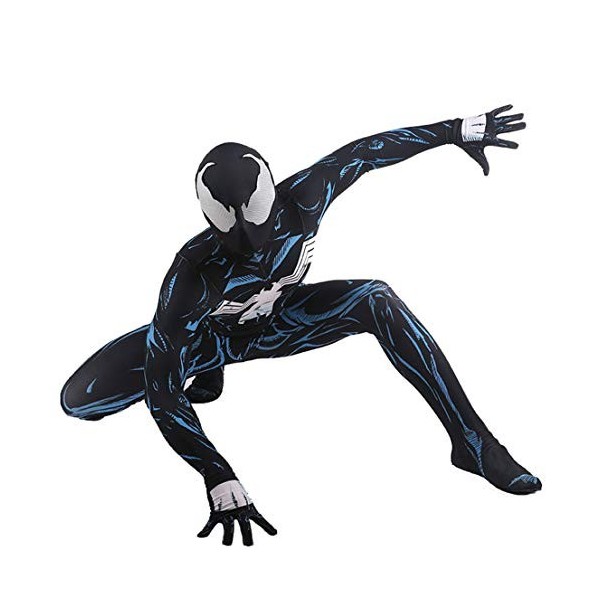 MODRYER Costume Spiderman Cosplay Venom Jumpsuit Halloween Déguisements Costume Super Héros Bodies Enfants Adultes Attire Lyc