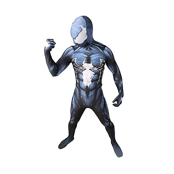 MODRYER Venom Spiderman Costume Cosplay Carnival Halloween Super Herehero Jeux de Jeu Body Performance Enfants Jumpsuit serré