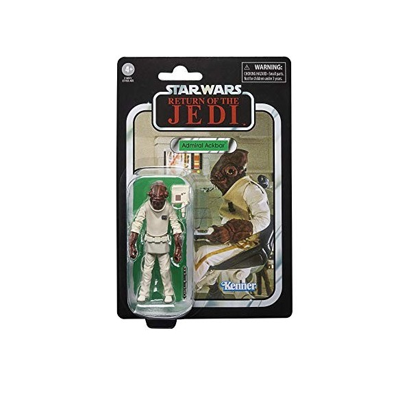Star Wars The Vintage Collection, Admiral Ackbar, Figurine de 9,5 cm Le Retour du Jedi, pour Enfants, dès 4 Ans