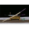 CClz Couteau Sword Arme À Épée En Bois de Bois À La Lame de Tueurs Costoues En Bois Samurai, Katana Avec Gaine En Bois Access