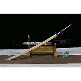 CClz Couteau Sword Arme À Épée En Bois de Bois À La Lame de Tueurs Costoues En Bois Samurai, Katana Avec Gaine En Bois Access