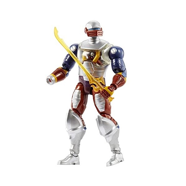 Masters of the Univers Les Maîtres de l’Univers Figurine Articulée Metaverse Roboto 18 cm avec avant-bras de combat et épée