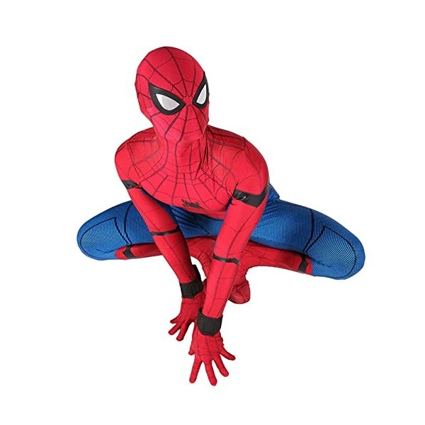VVlight Spider-Man : Costume De Retour Enfant Adulte Impression 3D Déguisement Combinaison Spandex/Lycra Collants Onesies pou