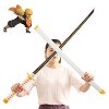 Uvency Jouets En Bois Pour Enfants Katana Slayer Cosplay Accessoire Samurai Sword Anime Sword, Anime Fan Decoration Props Nin