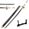 Uvency Slayer Cosplay Sabito Samurai Épée En Bois Épée Anime Épée 104Cm / 41 Pouces Slayer Épée En Bois Prop Couteau Jouet Ép