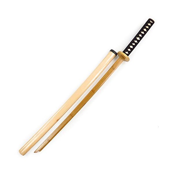 CClz Couteau Samurai DArmes À LÉpée En Bois de Bois? Épée Avec Fourreau, Lame de Tueurs Coss DÉpée En Bois, Épée Katana, M