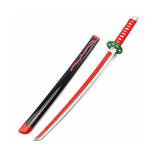 WANHUI Accessoires pour Halloween, Anime Demon Slayer Épée Cosplay Japonais Katana Kamado Nezuko Samouraï Sabre Ninja Sword M