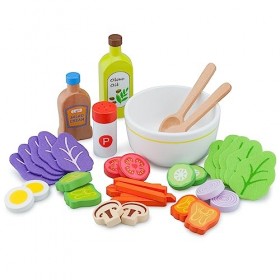 New Classic Toys Ensemble de Crudités Jeu d’Imitation Éducative pour Enfants, 10592, Multi Color