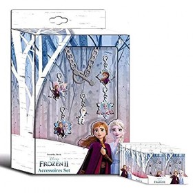Disney La Reine des Neiges Lot de 2&nbsp;bijoux et kit de maquillage pour enfants Multicolore