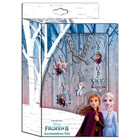 Disney La Reine des Neiges Lot de 2&nbsp;bijoux et kit de maquillage pour enfants Multicolore