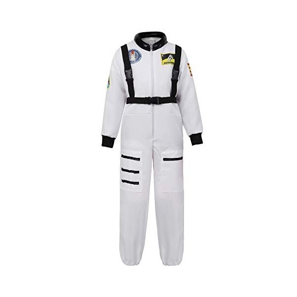 AIZEN Costume dastronaute pour Le Costume de lespace pour Enfants Costume de Jeu de rôle de la Garçons Filles Adolescents T