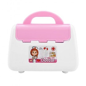 Jeux dimitation Jouet Docteur, Stethoscope Syringe Medicine Bottle Tool Kit Role Médical Déguisement Enfants Stéthoscope Ser