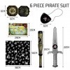 6 Ensembles De Pirates, Sabre De Pirate, Masque Pour Les Yeux De Pirate, Bandeau TêTe De Mort, Accessoires De Simulation De P