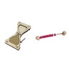 Colcolo Jouets Sablier en Bois pour Enfants, Jouets éducatifs Montessori, Planche Occupée pour Bébé et Perles Abacus, Accesso