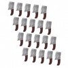 Toyvian 20Pcs Jouet Jouet Couteau Imitation Accessoires Scène Décorations Accessoires Modèles Jeu Cuisine Miniature Enfants C