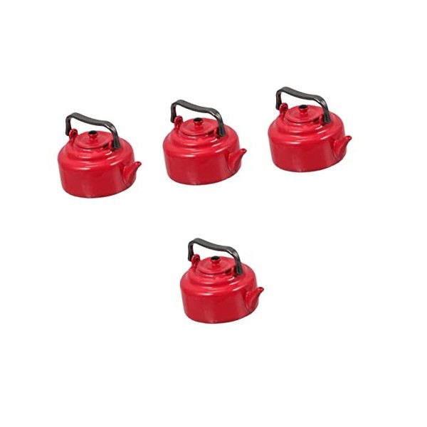 Toyvian 1 PC Imitation Dollhosue Ornement À Main Bouilloire Parure Théière Enfants Mini Outils Décoratifs Décoration De Burea