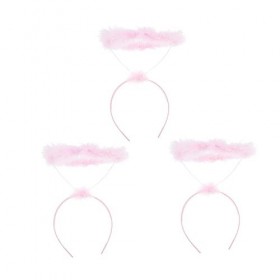 FRCOLOR 3 Pièces Ange Bandeau Décor De Noël Couronne En Plastique Cosplay Costumes Halloween Fête Bandeau Noël Jeu De Rôle Co