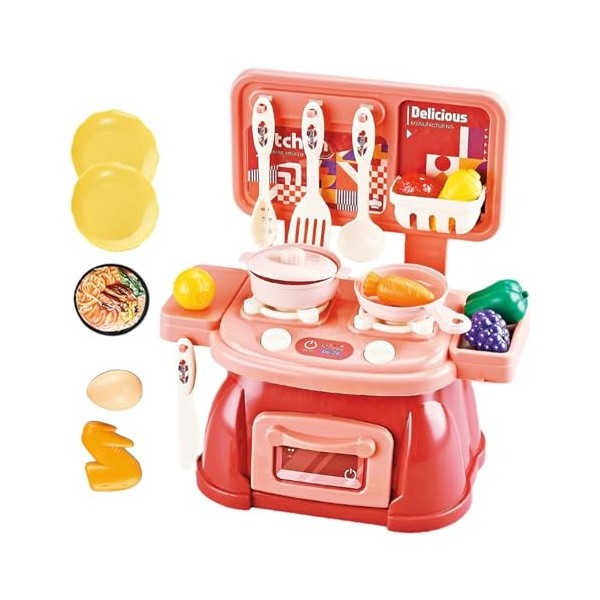 Accessoires de Cuisine pour enfnts, Accessoires de Batterie de Cuisine, cuisinière, Jouets de Cuisine pour enfaants, Ensemble