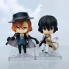 Aoemone Bungo Stray Dogs Nakahara Chuuya Et Osamu Dazai Q Version Figurines Nendoroid Action Jouet avec Accessoires Figurines