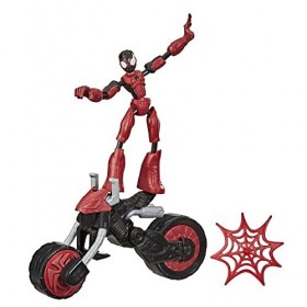 Marvel Bend and Flex, Flex Rider Spider-Man Action Figure Toy, 6-inch Figure and 2-In-1 Motorcycle For Kids Ages 4 And Up