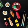 Backbayia Cuisine Pretend Play Nourriture Casserole Pot Jeu DImitation Sushi Japonais