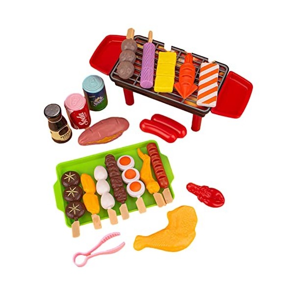 Ensemble Barbecue Cuisine Dinette Enfant Barbecue Jouet Aliment Cuisine Exterieur Jouet Dinette Enfant Jeu DImitation Jeu D