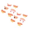 Toyvian 12 Pièces Halloween Dentiers Décor De Vampire Playes en Plastique Costumes dhalloween pour Les Filles Jeux De Rôle J