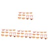 Toyvian 12 Pièces Halloween Dentiers Décor De Vampire Playes en Plastique Costumes dhalloween pour Les Filles Jeux De Rôle J