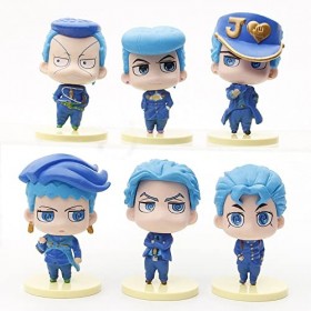 WSNDY Anime Figurine pour JoJos Bizarre Adventure:Stardust Crusaders, Kujō Jōtarō Kakyoin Noriaki Action Figure Character Mo