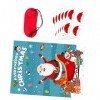 Toyvian 1 Set DAutocollants dhiver pour Enfants Jeux De Fête De Noël avec Bandeau Articles De Fête De Noël Articles De Fête