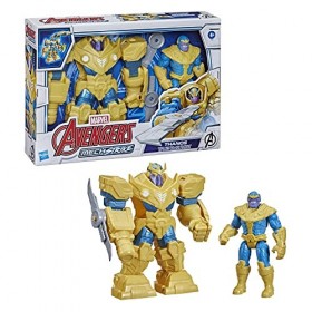 Avengers Marvel Mech Strike 9-inch Action Figure Toy Infinity Mech Suit Thanos and Blade Weapon for Kids Ages 4 and Up