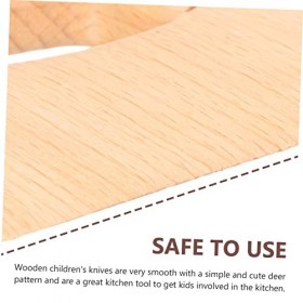 Totority Décor en Bois Bébé Jouets en Bois Bébé Décor Fruits pour Couteaux Sûrs pour Enfants Jeu De Cuisine Coupeur De Bois C