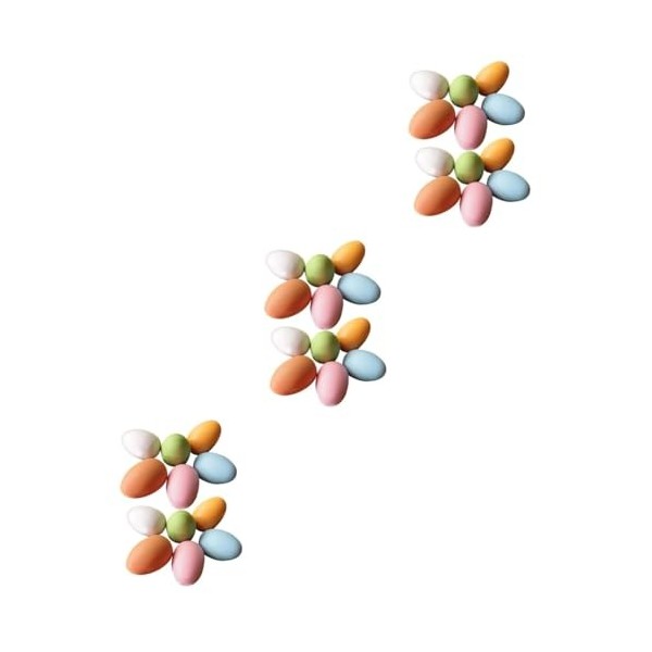 Toyvian 12 Pièces Oeufs De Pâques Enfants Artisanat Muraux Jouet Décoratif pour Enfants Décor darbre De Ferme De Printemps O