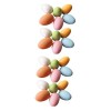 Toyvian 12 Pièces Oeufs De Pâques Enfants Artisanat Muraux Jouet Décoratif pour Enfants Décor darbre De Ferme De Printemps O