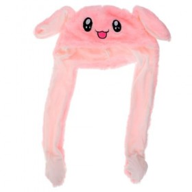 TOYANDONA 1Pc Chapeau De Lapin Chapeaux De Fête Fous Chapeau De Noël LED Chapeaux De Lapin En Peluche Costume De Jeu De Rôle 