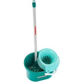 Theo Klein 6558 Leifheit Set Balai-Serpillière 3 Pièces I Avec Balai-Serpillière Tête Amovible I Seau Avec Système DEssorage