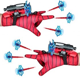 ABDYMN Lot de 2 Gant de Lanceur, Gant de Cosplay en Plastique pour Enfants Jouets de Poignet Lanceur de héros, Excellent Cade