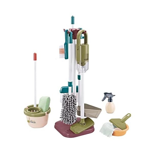 Cipliko Nettoyage pour Tout-Petits | Jeu rôle Portable, Nettoyage Amovible, kit Jeu Nettoyage réutilisable pour Enfants, kit 