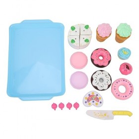 Jouet de Forme de Nourriture de Jeu de Dessert de Coupe, Développer en Toute sécurité limagination Jouet de Coupe de Nourrit