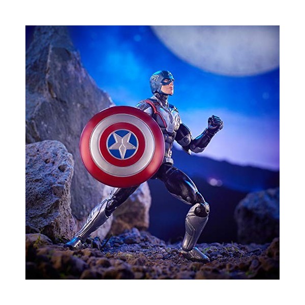 Hasbro Marvel Legends Series Avengers: Personnage de Collection de lunivers Cinématographique Captain America Marvel de 6 Po