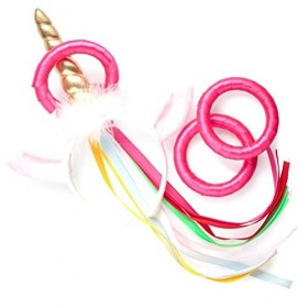 Tobar - 29670 - Serre-tète licorne avec anneaux pour jouer