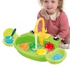 Jeu pour Baignoire bébé, Kit dévier Travail pour Jeu Simulation Cuisine, Ensemble Jouets Cuisine avec Robinet Travail amélio