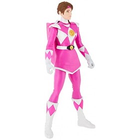 Power Rangers Mighty Morphin Pink Ranger Morphin Hero 30 cm avec Accessoire, inspiré de la série TV