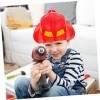 Amosfun Chapeau De Feu Ensemble De Jeu Pour Enfants Jouets Pour Enfants Chapeau De Pompier Jouet Pour Enfants Casque Pompier 