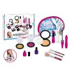 JINGLING Maquillage Jeu Simulation, Jouet Cosmétique Réaliste pour Filles, Kit Faux Maquillage pour Filles avec Sac À Cosméti