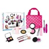 JINGLING Maquillage Jeu Simulation, Jouet Cosmétique Réaliste pour Filles, Kit Faux Maquillage pour Filles avec Sac À Cosméti